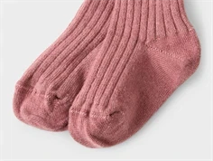 Lil Atelier rose brown strømpebukser bomuld